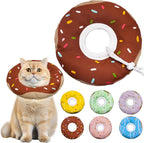 Cat Cone Collar Soft, Adjustable Cat Recovery Collar Kitten Cones to Stop by Seyezo
