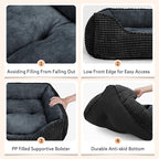 MIXJOY Large Dog Bed for Large Medium Small Dogs, Rectangle Washable Orthopedic - Image 4