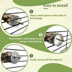 8pcs Natural Bird Perches for Cage, 5.9“ Small Wood Bird Perch for - Image 6
