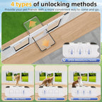 Full Size Cat Door Window Insert, fits 23'‘-28’' Various Sliding Windows - Image 7