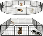 BestPet Dog Playpen 24 Inch 16 Panels Heavy Duty Metal Pet Exercise Pen Indoor by BestPet
