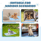 Nuanchu Dog Stroller Cooling Mat Waterproof Outdoor Pet Cooling Mat Washable - Image 6