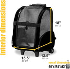 KOPEKS Deluxe Backpack Pet Travel Carrier - Image 2