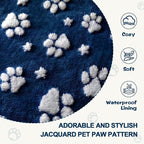 Waterproof Blanket for Dog Cat or Adult, Cute 3D Textured Paw Dog Blanket for - Image 5