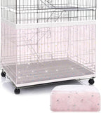 Shappy Large Bird Cage Cover, Bird Cage Seed Catcher, Adjustable Star Pattern by Shappy