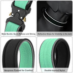 Plutus Pet Tactical Dog Collar, Reflective, Adjustable Heavy Duty Dog Collar - Image 4