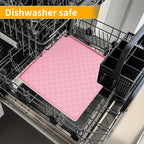 Ptlom Pet Placemat for Dog and Cat, Waterproof Non-Slip Silicone Feeding Bowl - Image 8