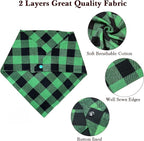 Christmas Plaid Dog Bandana - Image 4