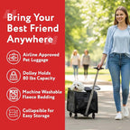dbest products Pet Smart Cart, Rolling Carrier - Image 7
