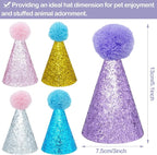 PET SHOW 5 Pack Small Dog Birthday Hats Party Hats - Image 2