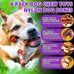 4 Pack Dog Chew Toys for Aggressive Chewers - Image 3