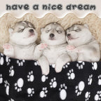Tatuo 12 Pieces Black Dog Blankets - Image 7