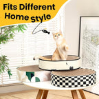 Large Oval Cat Scratcher Bowl, Cardboard Cat Scratching Pad & Lounge Bed - Image 8