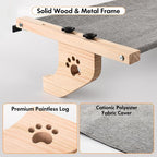 AMOSIJOY Cat Sill Window Perch Sturdy Cat Hammock Window Seat - Image 5