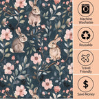 Cute Bunny Hand Towels - Image 3