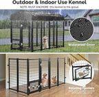 Sino Luban 2PCS Outdoor Dog Kennel Outside Run - Image 4