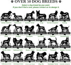 Custom Metal Dog Breed Memorial Stake – Personalized Pet Grave Marker Tombstone - Image 2
