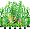 Fish Tank Plants, Fish Tank Accessories by QUOZUO