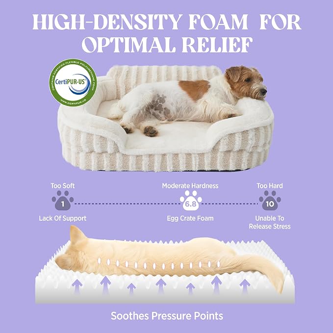 LE SURE Cute Dog Beds for Extra Large Dogs, Orthopedic Waterproof XL Pet Bed - Image 4