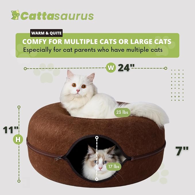 Cattasaurus Peekaboo Cat Cave Donut - Image 7