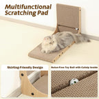 Zakkart 4-Pack Cat Scratching Board, 25.6'' Tall Cardboard L Shape Vertical Cat - Image 5