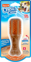 Hartz Chew ‘n Clean Chew Toy and Treat in One Chicken Flavored Drumstick Dog Toy by Hartz