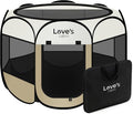 Love's cabin Pet Puppy Dog Playpen, Medium Dog Tent Crates Cage Indoor/Outdoor by Lovescabin