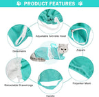 JULMELON Cat Washing Bag 10 PCS Set, Adjustable Cat Shower Net Bag and Pet - Image 3