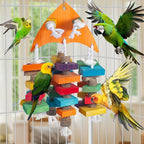 22.8" Natural Shell Parrot Toy for Medium & Large Birds - Image 6
