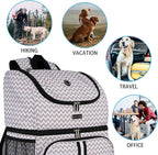 BAGLHER Pet Travel Bag, Double-Layer Pet Supplies Backpack, Pet Travel Backpack - Image 8