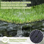 Artificial Grass Rug Indoor Outdoor, 5 x 10FT Fake Grass Turf - Image 3