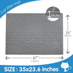 UPSKY Cat Litter Mat, XL Litter Trapping Mat Soft on Kitty Paws, Large Litter - Image 2