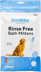 No Rinse Pet Wipes | Rinse Free Shampoo Mittens | Dogs & Cats | Bath Wipes - Image 2