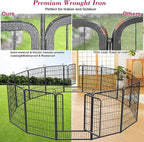 Dog Playpen, 40 inch 14 Panels Dog Pen Indoor Pet Dog Fence Outdoor - Image 3