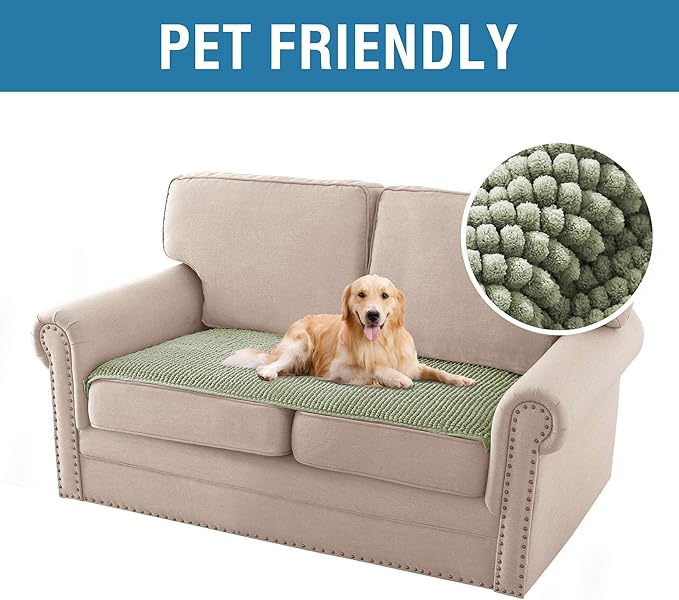 H.VERSAILTEX Plush Chenille Couch Cover - Image 2