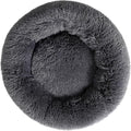 Super Soft Donut Cat Bed and Dog Bed Round Plush Pet Cushion Fluffy Rabbit Cave by Fhodigogo