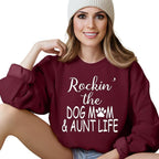 Custom Dog Mom Shirt for Women Pet Ears Sweatshirt by CustomUnique