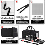 Soft Sided Cat/Dog Carrier，Collapsible Mesh Pets Travel Carriers - Image 5