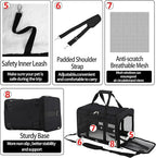 Soft Sided Cat/Dog Carrier, Collapsible Pets Travel Carriers - Image 5