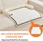 HAOMAIJIA Dog Couch Bed for Large Dogs, Non Slip Pet Couch Covers for Sofa - Image 2