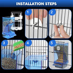 Yaomiao 8 Pcs No Mess Small Bird Feeders - Image 4