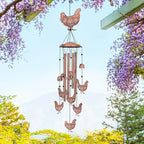 Chicken Wind Chimes for Outside, Chicken Gifts for Women/Men/Sympathy/Memorial - Image 6