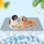 BEAUTYZOO Upgraded Dog Self Cooling Mat Ice Silk Chill Pads by BEAUTYZOO