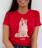 Custom Dog Photo Shirts, Add Your Pet's Photo and Pet's Name, Personalized Dog - Image 2
