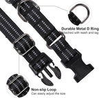 Martingale Dog Collar, Adjustable Nylon Reflective Collar - Image 3