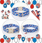 4th of July Dog Collar, Robot Star-Spangled Patriotic Dog Collars - Image 5