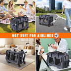 Cat Carrier for 2 Cats, Cat Carrier - Image 8