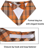 ADOGGYGO Fall Dog Tuxedo Bandana, Adjustable Halloween Thanksgiving Formal - Image 4