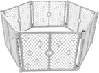 MYPET 6-Panel Paws Petyard, Durable & UV-Resistant Puppy Playpen, by MyPet