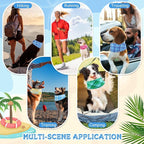 Talltalk 5 Pieces Dog Cooling Bandanas Neck Wraps Ice Scarf Pet Dog Cooling - Image 7